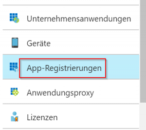 App-Registrierungen